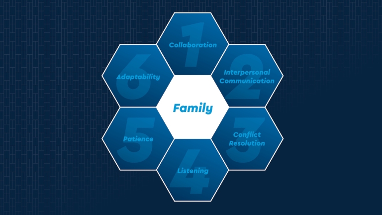Graphic of HFE Core Value - Family